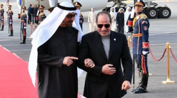 الرئيس السيسي يؤكد دعم مصر للإمارات ضد الاعتداءات على دول الخليج