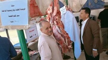 تراجع سعر كيلو اللحمة البلدى إلى 300 جنيه داخل منافذ الداخلة المتنوعة