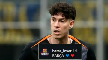 جماهير برشلونة تنهال بالتعليقات على حساب الإيطالي باستوني عبر منصة انستغرام