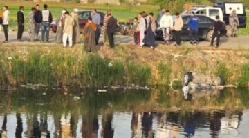 جهود مكثفة لإنقاذ ضحايا حادث سقوط سيارة داخل ترعة المريوطية بمنطقة أبو النمرس