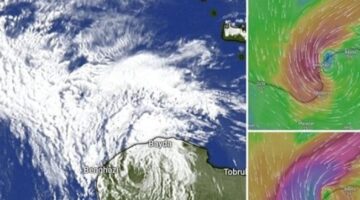 حقيقة وصول منخفض جولينا إلى مصر وتوقعات الأرصاد حول تقلبات درجات الحرارة غدًا