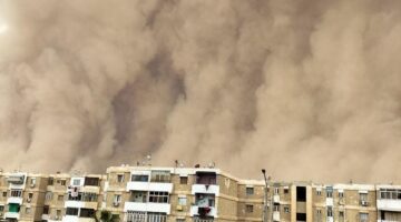 خريطة مناطق تقلبات الطقس وموعد وصول العاصفة الترابية خلال الساعات المقبلة