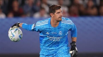 شكوك حول حارس ريال مدريد الأساسي أمام بايرن ميونخ بسبب وضع كورتوا أصابتوقيع: