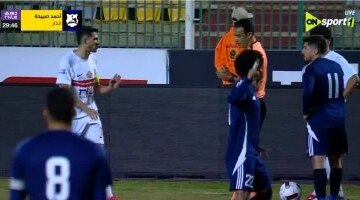 صراع مثير بين الزمالك وإنبي بعد مرور 30 دقيقة من عمر اللقاء