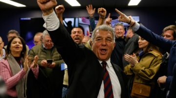 لابورتا يحسم رئاسة نادي برشلونة لولاية رابعة بعد فوز كاسح على فونت