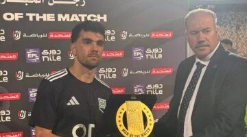 محمود صابر يحصد جائزة رجل المباراة بعد مواجهة زد ضد مودرن سبورت