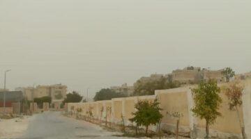 موعد انتهاء الرياح المحملة بالأتربة في عدة مدن طبقاً لبيان هيئة الأرصاد الجوية
