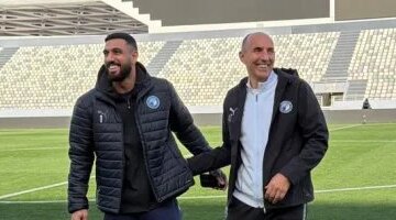 يورتشيتش والشناوي يعاينان ملعب مواجهة بيراميدز ضد الجيش الملكي في الرباط