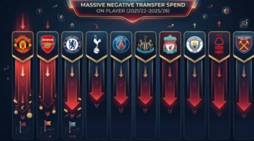10 أندية تتكبد خسائر فادحة بعد إنفاق 5.7 مليارات يورو في الانتقالات