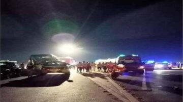 إصابة العشرات في حادث انقلاب أتوبيس على طريق الغردقة والتقارير تكشف التفاصيل