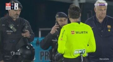إيقاف مباراة برشلونة وسيلتا فيجو في الدوري الإسباني قبل نهاية الشوط الأول