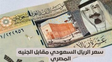 ارتفاع سعر الريال السعودي مقابل الجنيه في البنوك المصرية بتعاملات الثلاثاء