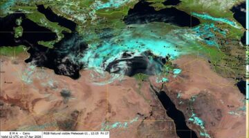 الأرصاد تحذر من كتلة أتربة ورمال تضرب شمال البلاد خلال الساعات المقبلة