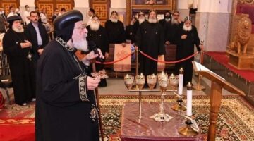 البابا تواضروس يترأس صلوات جمعة ختام الصوم بدير الأنبا بيشوي بوادي النطرون