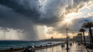 توقعات حالة الطقس في مصر يوم الاثنين 27 أبريل ونشاط الرياح والأمطار