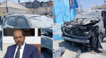 حركة الشباب تتبنى هجوماً بقذائف الهاون استهدف مطار بيدوا والرئيس الصومالي