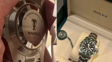 رياض محرز يهدي لاعبي الأهلي ساعات رولكس التاريخية بعد تألقهم الأخير