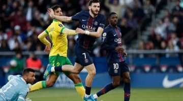 سان جيرمان يهزم نانت بثلاثية ويعزز انفراده بصدارة ترتيب الدوري الفرنسي