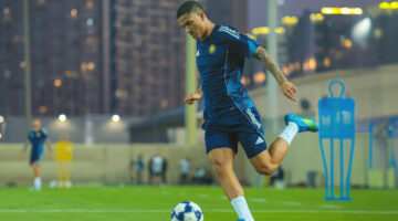 عودة أنجيلو لتدريبات النصر وتواجد فيليش داخل النادي الصحي بنادي النصر