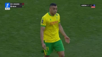 غضب مصطفى محمد يسيطر على المشهد بعد استبداله في مواجهة بريست بالدوري