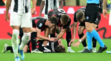 غموض يحيط بالحالة الصحية لـ مودريتش بعد تدخل عنيف من لوكاتيلي