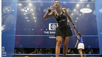 قمة مصرية مرتقبة بين هانيا الحمامي ونور الشربيني في نهائي بطولة الجونة للإسكواش