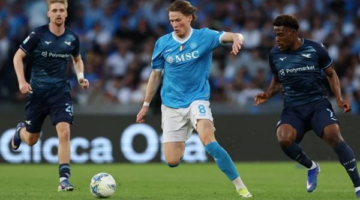 لاتسيو يهزم نابولي ويقرب إنتر ميلان من حسم لقب الدوري الإيطالي