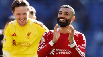 محمد صلاح يدون رقماً تاريخياً جديداً في سجلات هدافي الدوري الإنجليزي الممتاز