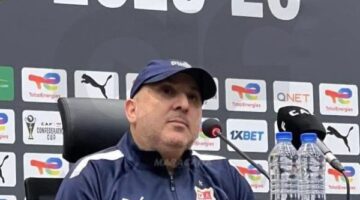 مدرب شباب بلوزداد يفسر أسباب الخسارة ويتمسك بفرص الفريق في مباراة العودة