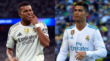 مقارنة رقمية بين كريستيانو ومبابي بعد خوضهما 100 مباراة بقميص ريال مدريد