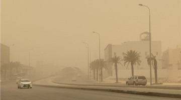 نشاط رياح مثيرة للأتربة يضرب 3 مناطق غداً وتحذيرات من هيئة الأرصاد
