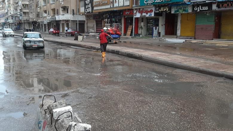 أمطار رعدية تضرب 7 محافظات ساحلية في مصر مع منخفض جوي من البحر المتوسط
