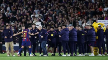 برشلونة يستهدف مهاجم أرسنال لخلافة روبرت ليفاندوفسكي في تشكيلة الفريق المقبلة