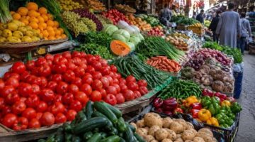 تباين أسعار الخضروات والفاكهة بالأسواق في ظل ارتفاع الطماطم وتراجع البرتقال الصيفي