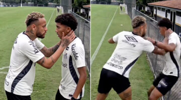 تفاصيل الفيديو الذي يوثق واقعة اعتداء نيمار على روبينيو جونيور المثير للجدل