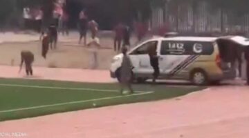 حريق يلتهم مقر رئاسة الوزراء في ليبيا بعد أزمة ركلة جزاء