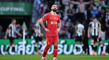 رد فعل قوي من محمد صلاح عقب خسارة ليفربول أمام أستون فيلا