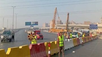 غلق كلي بمحور الفريق كمال عامر وتقاطع 26 يوليو الجمعة بسبب المونوريل