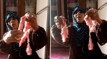 فيديو متداول لسيدة من القليوبية يثير ضجة واسعة بشأن لحوم الأضاحي