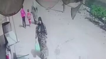 لقطات تظهر اللحظات الأخيرة لسلوى ضحية زوجها في محافظة المنوفية