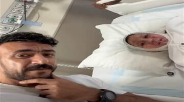 أحمد العوضي يزور الطفل يوسف داخل مستشفى أهل مصر للحروق لدعمه ومساندته