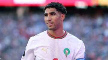 أشرف حكيمي يصل إلى 100 مباراة في مسيرته الدولية مع المنتخب المغربي