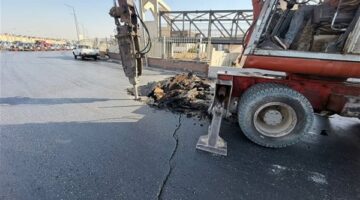 إغلاق كلي لمحور عبدالحميد بدوي تزامناً مع أعمال إصلاح هبوط أرضي مفاجئ