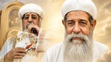 البابا تواضروس ينعى القمص يوحنا لوقا شيخ كهنة شبرا الجنوبية عقب جنازته