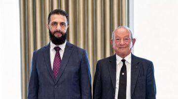 الرئيس السوري يستقبل نجيب ساويرس في قصر الشعب بدمشق لبحث ملفات مشتركة