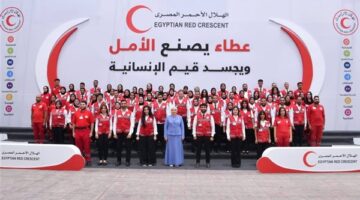 انتصار السيسي تثمن جهود متطوعي الهلال الأحمر في إيصال مليون طن مساعدات لغزة