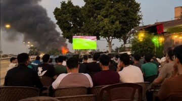 حقيقة فيديو حريق الخانكة المتداول بالتزامن مع مباراة المنتخب الوطني