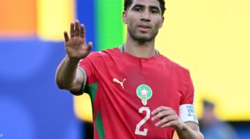 حكيمي يدخل التاريخ كأول لاعب مغربي يتألق في المونديال من الرباط للعالمية