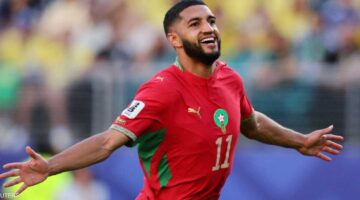 صيباري يدخل التاريخ كأول لاعب عربي يسجل في شباك البرازيل بالمونديال