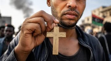 غضب واسع في ليبيا إثر الاعتداء على مهاجر مسيحي بسبب ارتداء الصليب